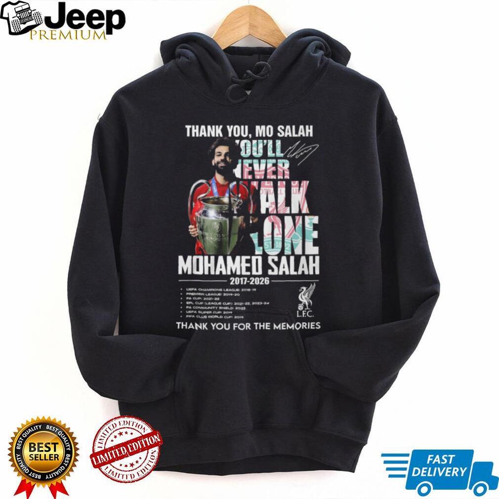 Mo Salah Liverpool You’ll Never Walk Alone Legend Memories T Shirt