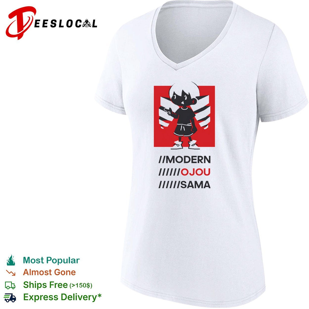 Modern Ojou Sama Omori Game Character Abstract shirt