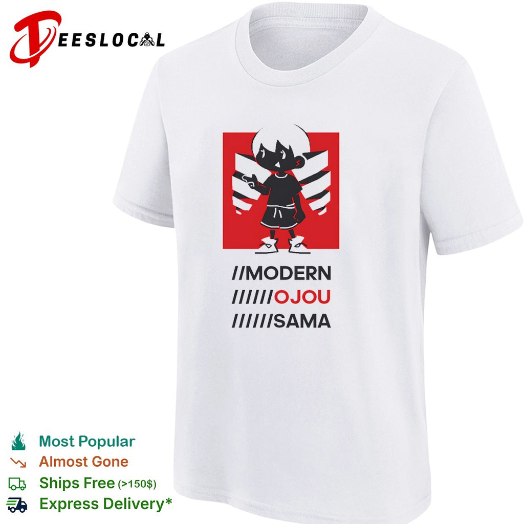 Modern Ojou Sama Omori Game Character Abstract shirt