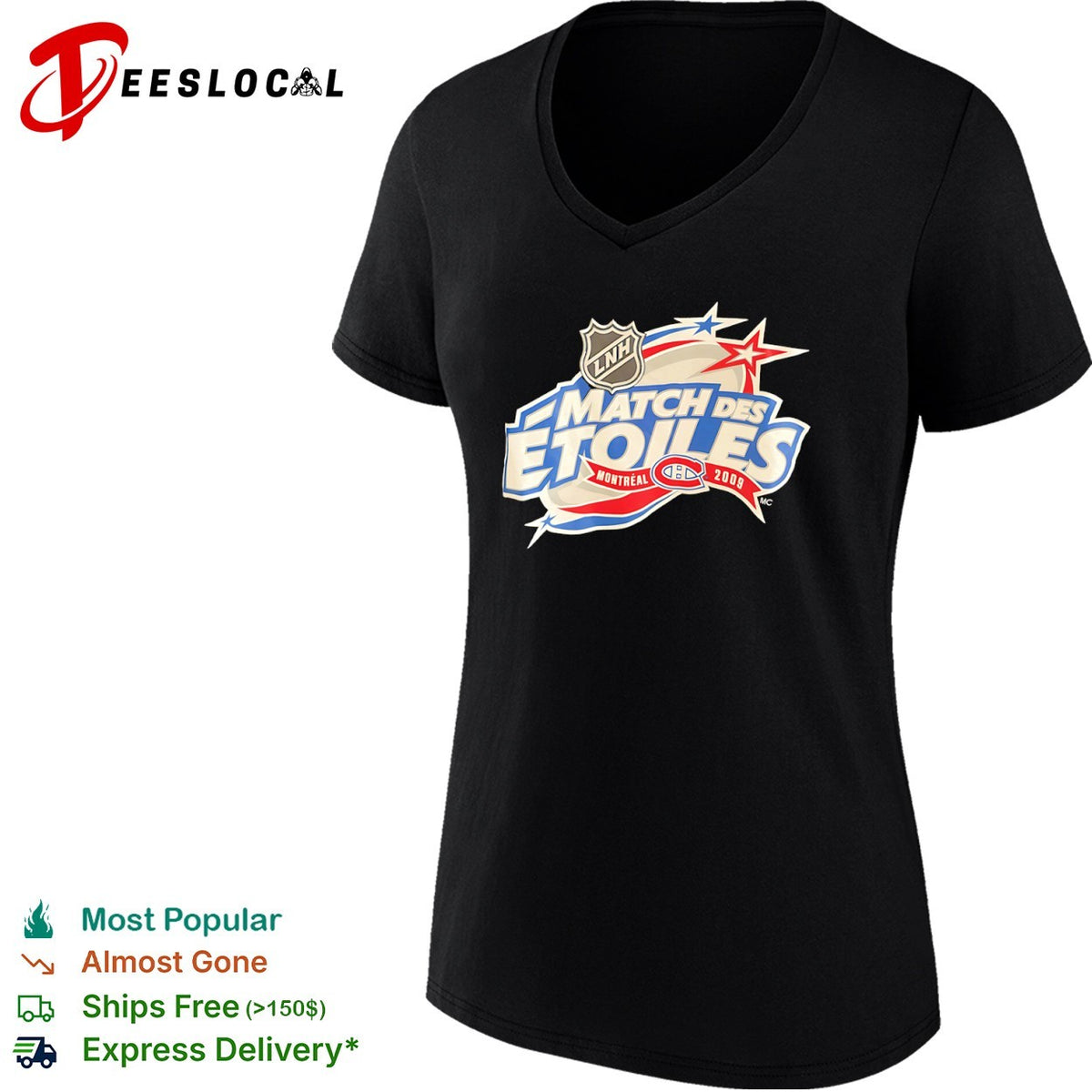 Montreal Canadiens 2009 Match des Etoiles LNH Hockey NHL shirt
