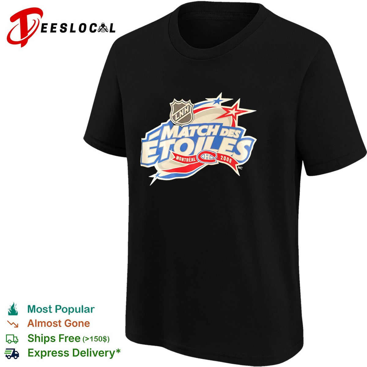 Montreal Canadiens 2009 Match des Etoiles LNH Hockey NHL shirt