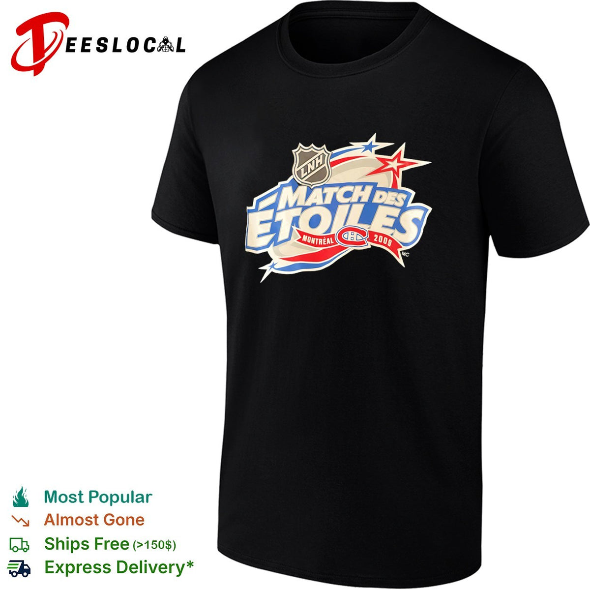 Montreal Canadiens 2009 Match des Etoiles LNH Hockey NHL shirt