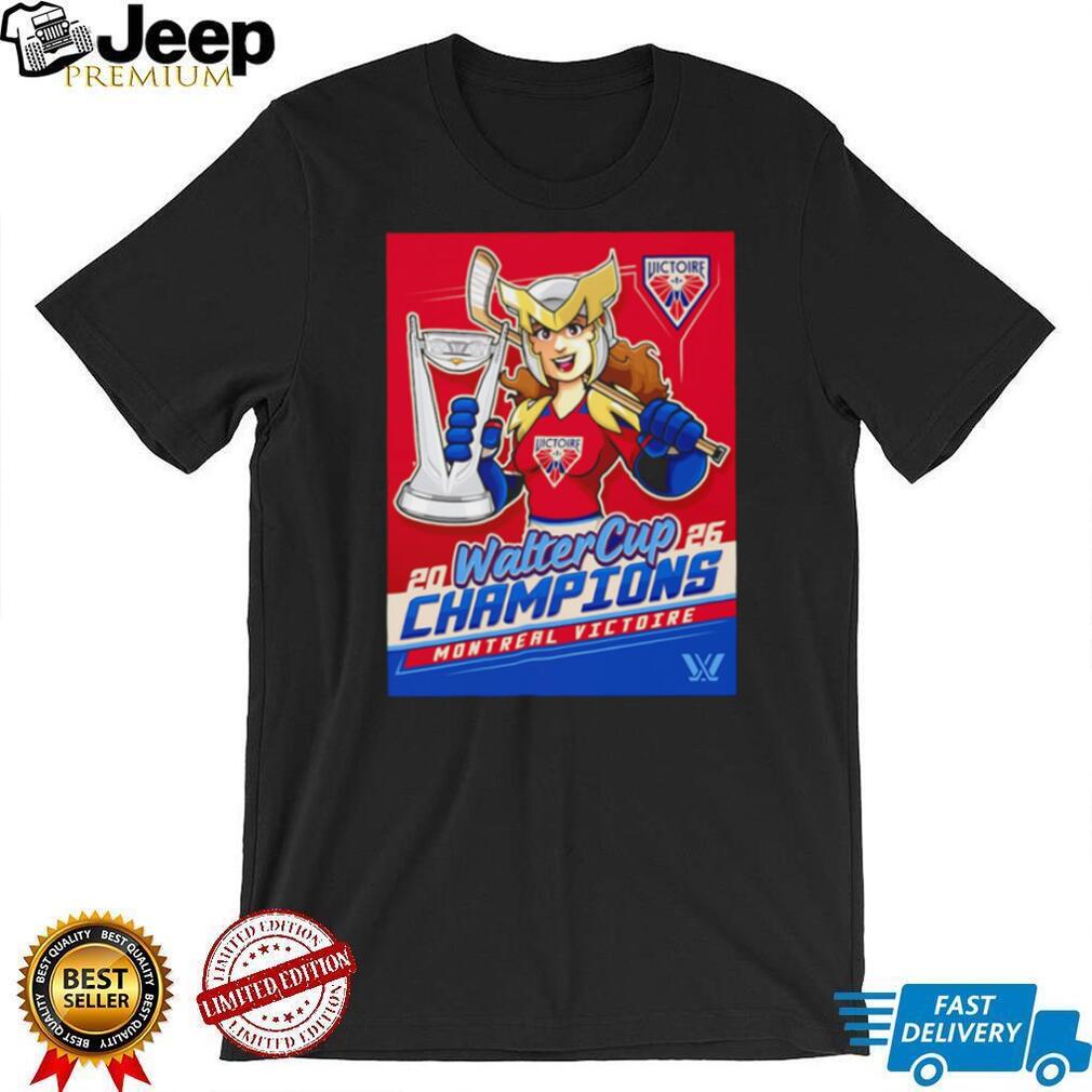 Montreal Victoire Walter Cup Champions 2026 T Shirt