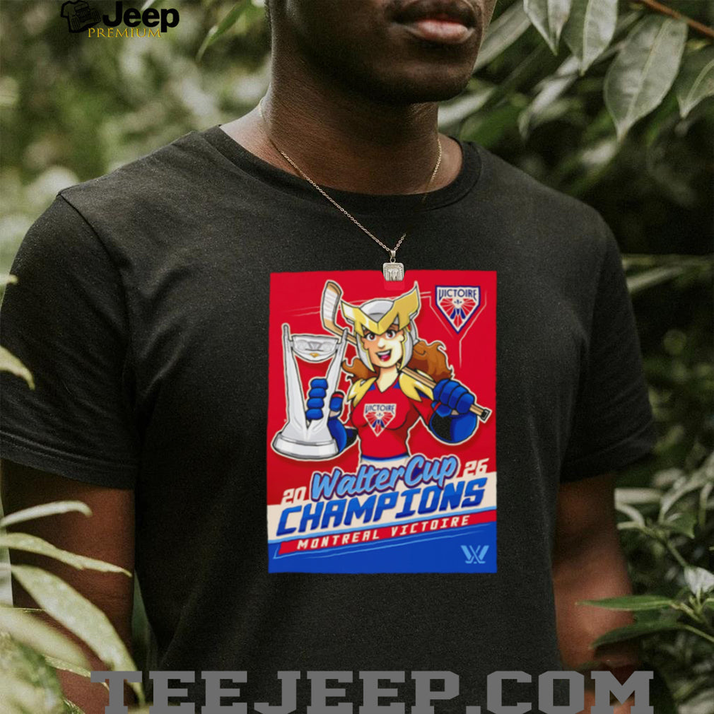 Montreal Victoire Walter Cup Champions 2026 T Shirt