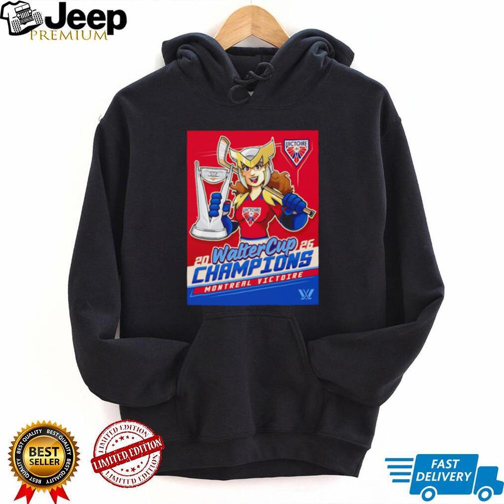 Montreal Victoire Walter Cup Champions 2026 T Shirt