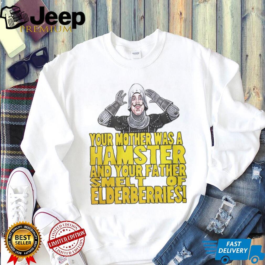 Monty Python French Knight Your Mother Was A Hamster Vintage Humor Gift Fans Shirt