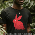 Monty Python Holy Grail Killer Rabbit of Caerbannog Silhouette T Shirt