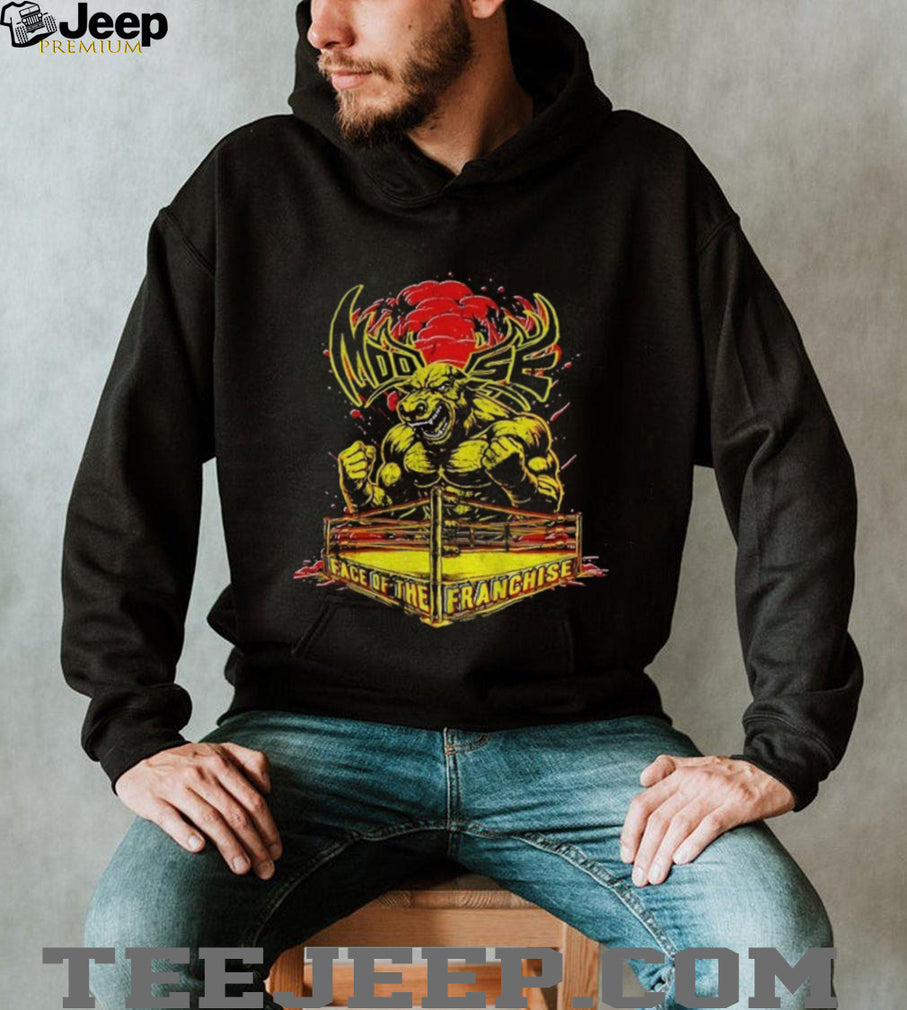 Moose Rage Face of the Franchise Wrestling Vintage Graphic T Shirt
