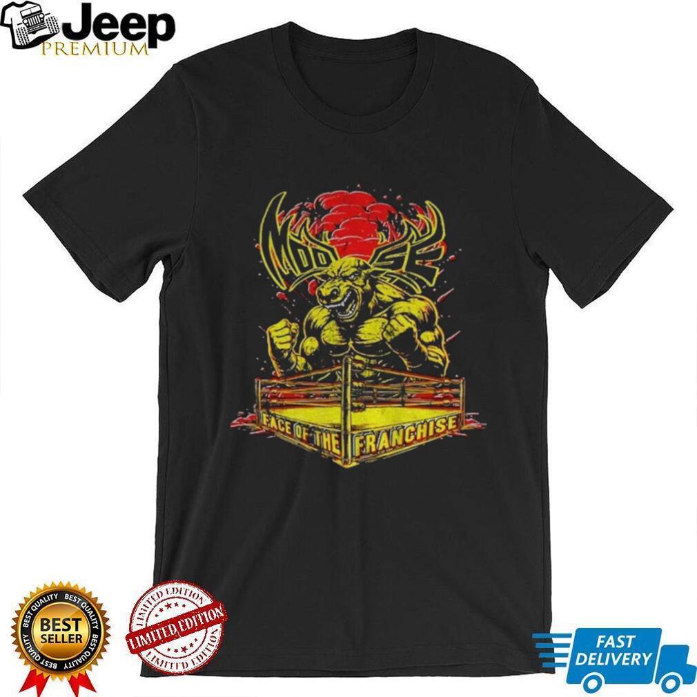Moose Rage Face of the Franchise Wrestling Vintage Graphic T Shirt