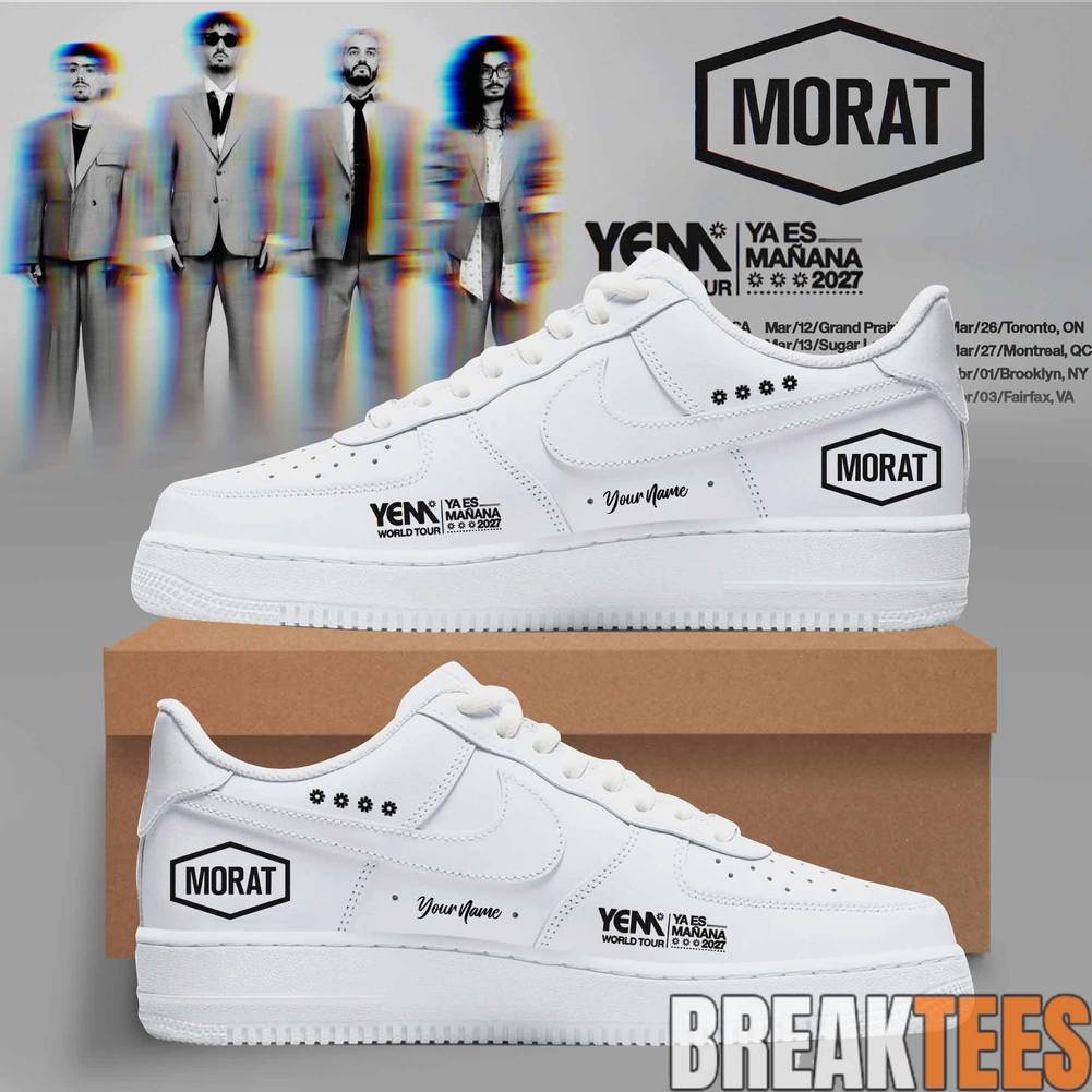 Morat YEM YA ES MANANA World Tour 2027 Custom AF1 Shoes