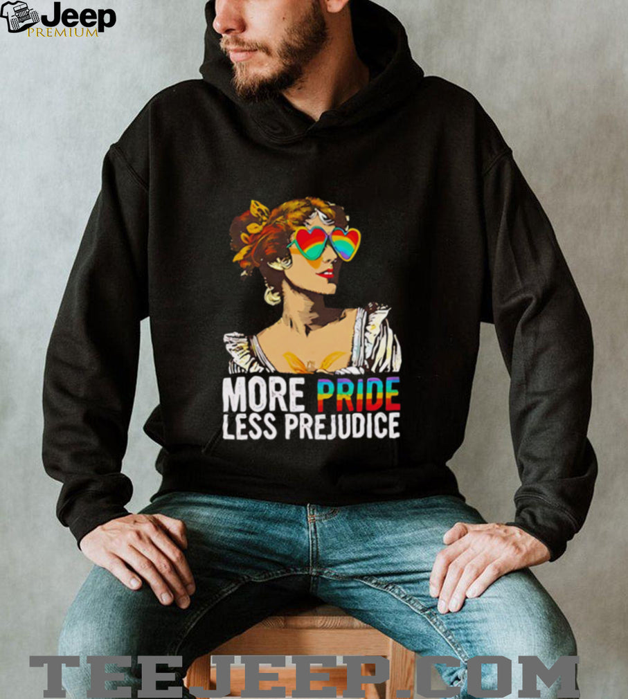 More Pride Less Prejudice rainbow shirt