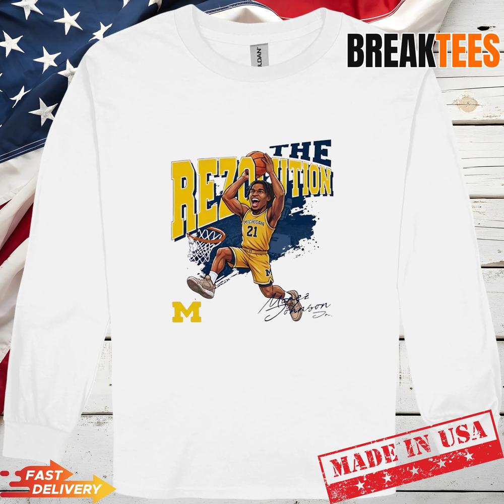 Morez Johnson Jr Michigan Wolverines basketball 2026 NCCA Champions Shirt