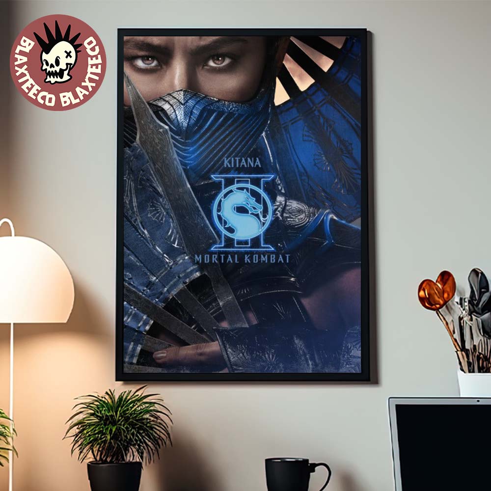 Mortal Kombat II Movie Exclusive Kitana Character Poster Canvas For Home Decor