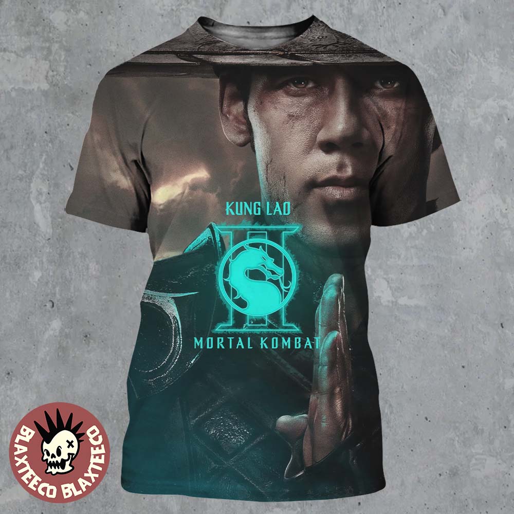 Mortal Kombat II Movie Exclusive Kung Lao Character Poster All Over Print Shirt