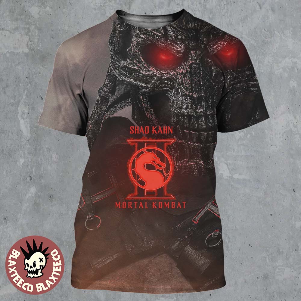 Mortal Kombat II Movie Exclusive Shao Kahn Character Poster All Over Print Shirt