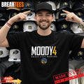 Moses Moody 4 Golden State Warriors Basketball Player T-Shirt