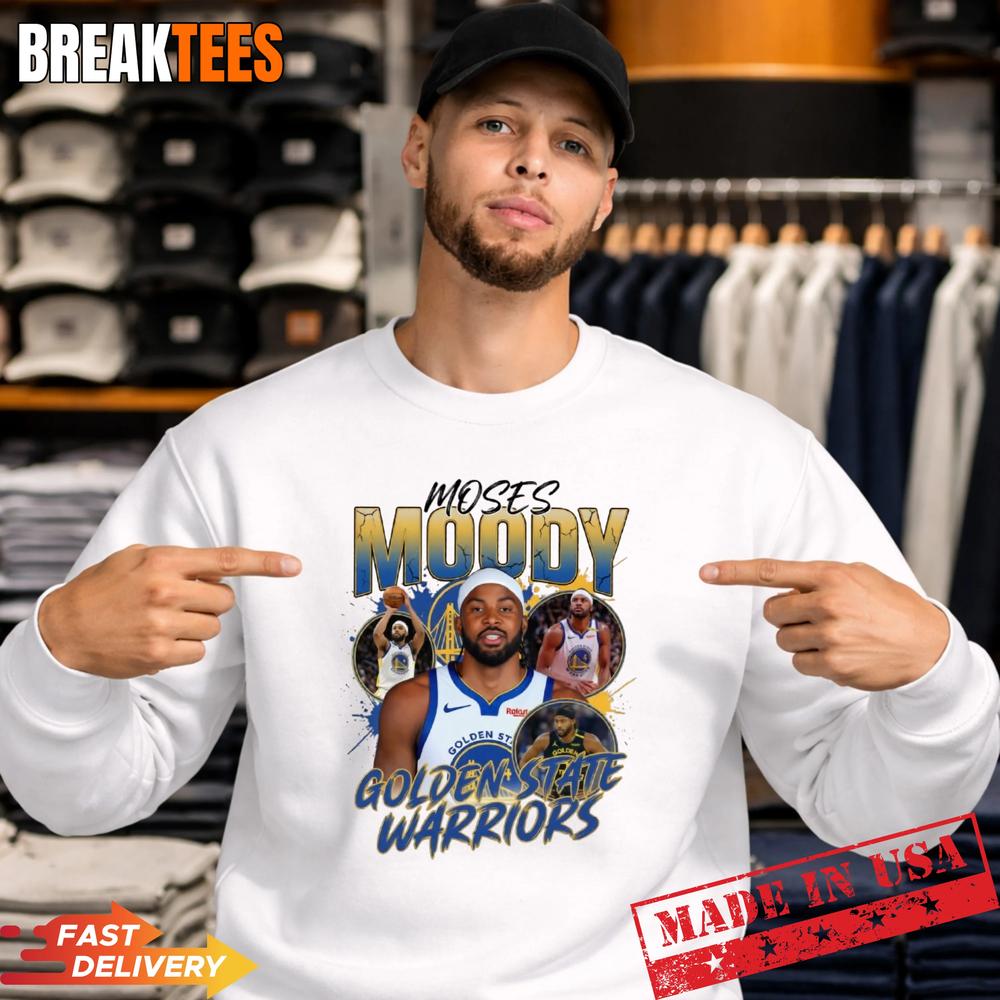 Moses Moody Golden State Basketball T-Shirt
