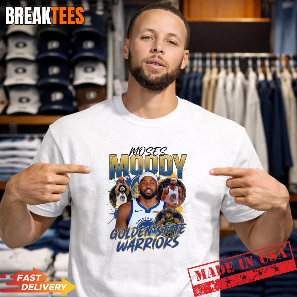 Moses Moody Golden State Basketball T-Shirt