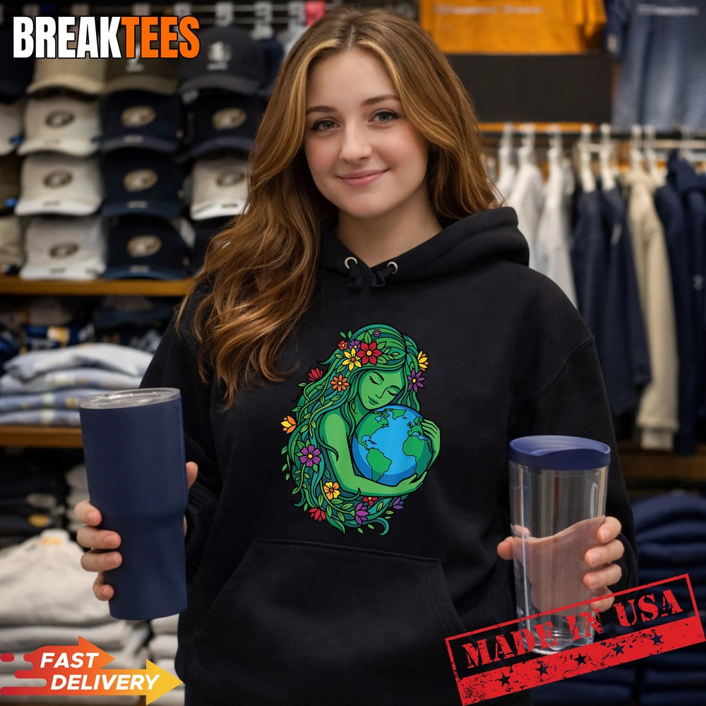 Mother Gaia Environmental Earth Day Plant Nature Lover Shirt