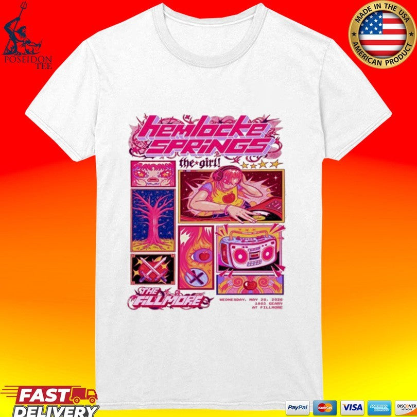 Hemlocke Springs May 20 2026 The Fillmore T-shirt
