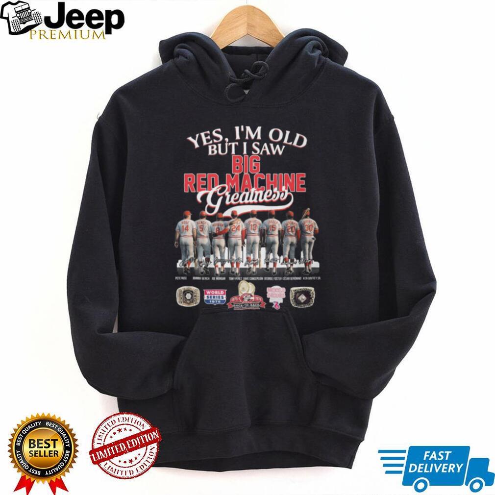 Cincinnati Reds Big Red Machine Greatness Baseball T Shirt