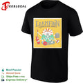 Multi-armed musician mandala concert duo colorful art shirt