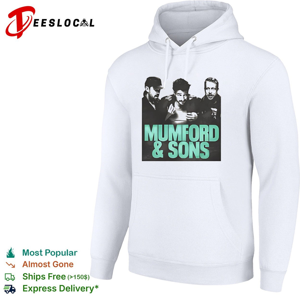 Mumford and Sons band photo portrait shirt