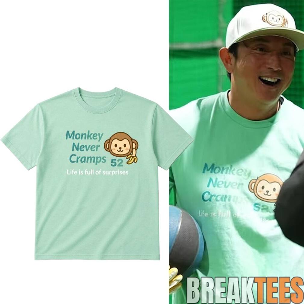 Munenori Kawasaki Monkey Never Cramps Life Is Full of Surprise 52 Shirt