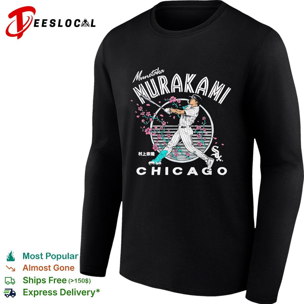 Munetaka Murakami Chicago White Sox cherry blossom batting slugger swing poster shirt