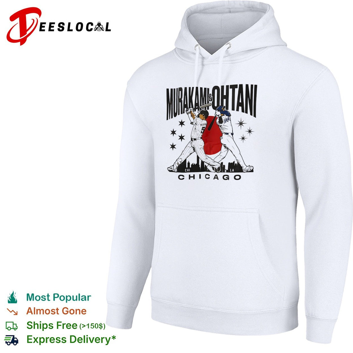 Munetaka Murakami and Shohei Ohtani Chicago Los Angeles Dodgers MLB Baseball shirt