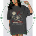 Murder Show Is My Love Language Retro Crime Scene Heart T Shirt