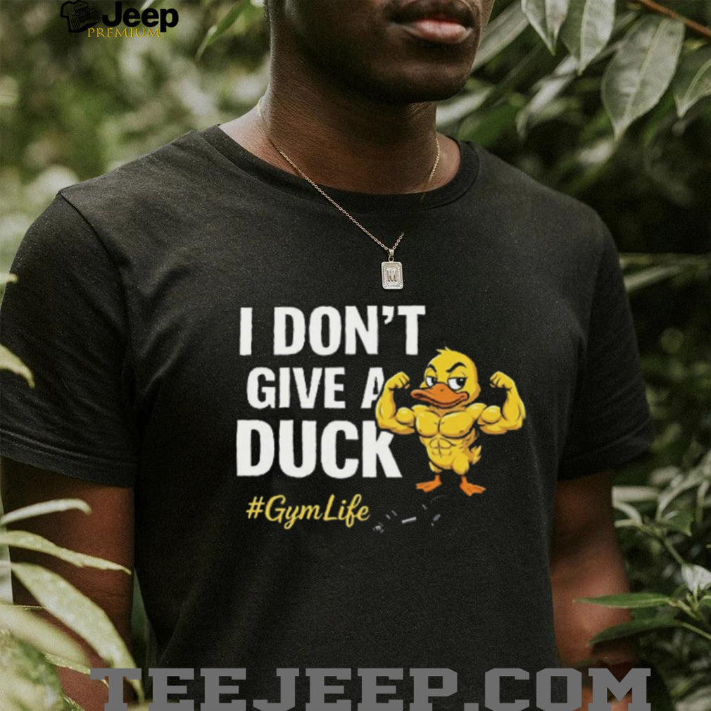 Muscle Duck “I Don’t Give A Duck” #GymLife Funny Fitness T Shirt