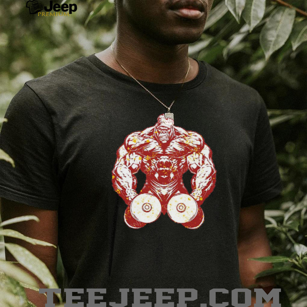 Muscles in Progress Angry Panda Lifting T Shirt