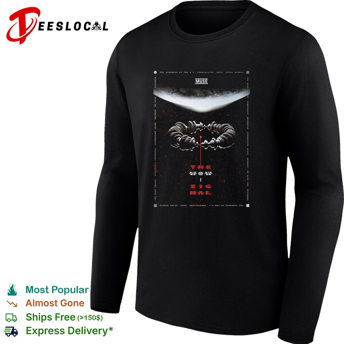 Muse the Wow signal space shirt
