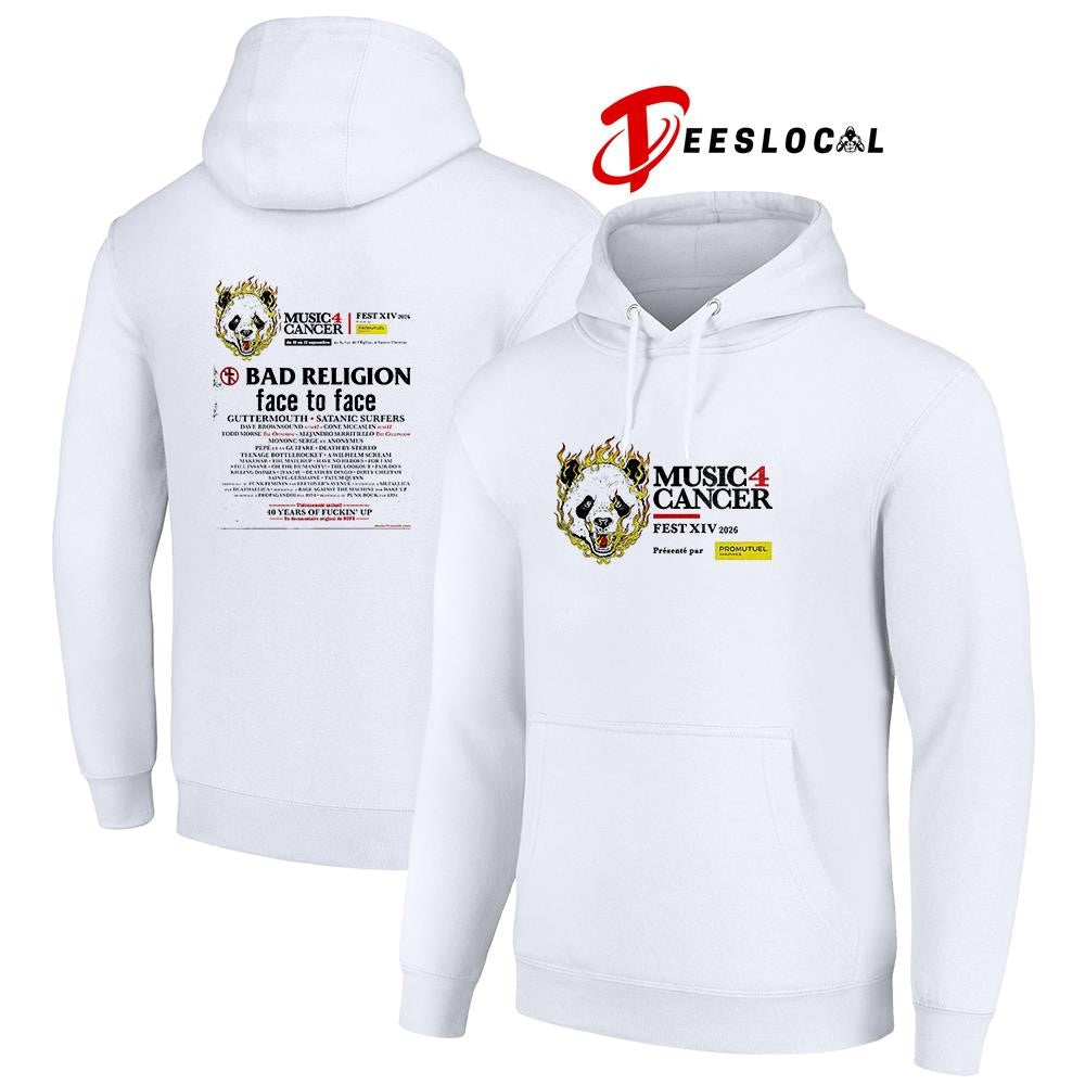 Music 4 Cancer festivall Sainte Thérèse Quebec Canada lineup shirt