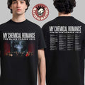 My Chemical Romance The Black Parade 2026 World Tour Schedule Dates Two Sided T-Shirt