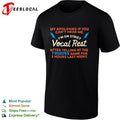 My apologies if you cant hear me I am on strict Vocal Rest at the Oklahoma City Thunder shirt