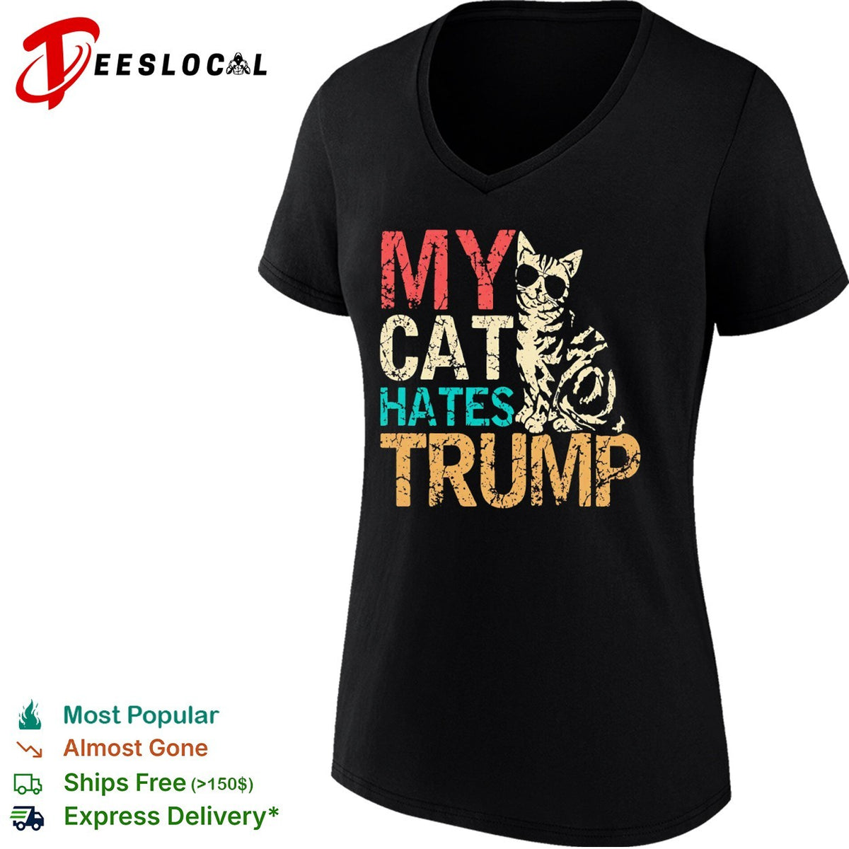 My cat hates Trump shirt