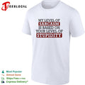 My level of sacasm is based on your level of stupidity shirt