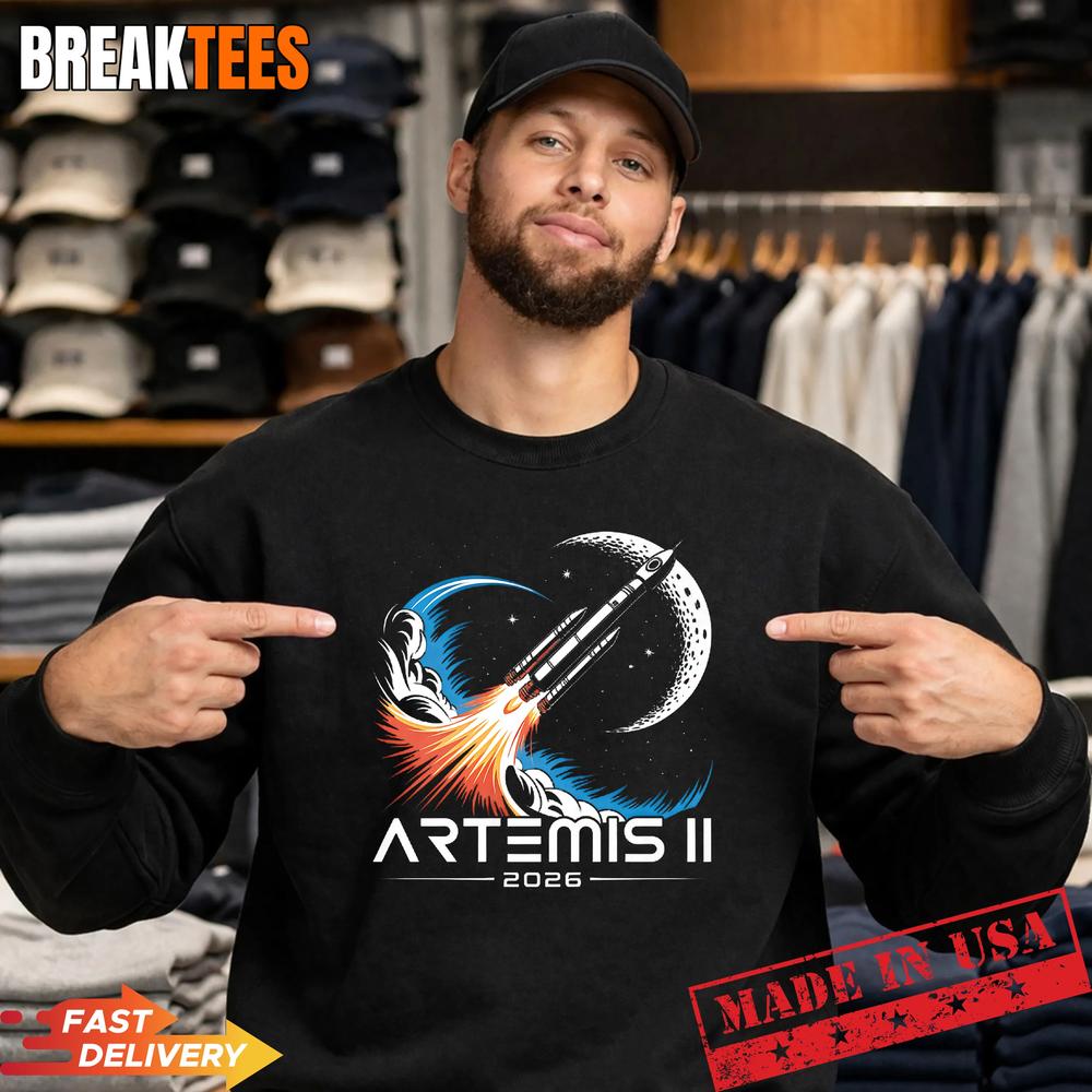 NASA Artemis II Launch to The Moon 2026 T-Shirt