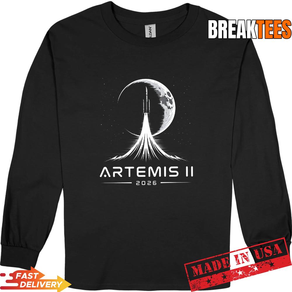 NASA Artemis II Launch to The Moon Space Mission 2026 T-Shirt