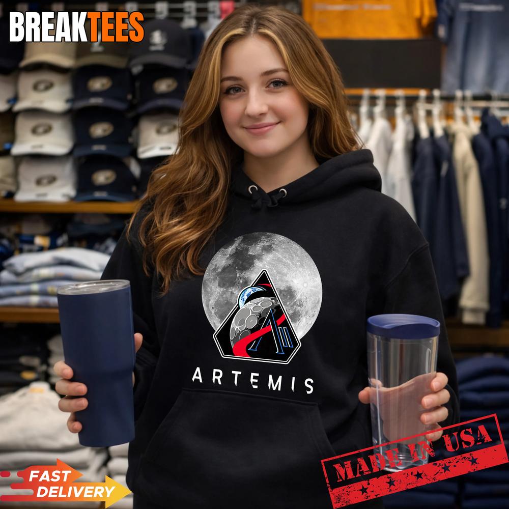 NASA Artemis II Mission Moon T-Shirt