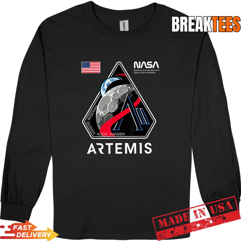 NASA Artemis II Mission Patch Logo Moon Space Program 2026 T-Shirt