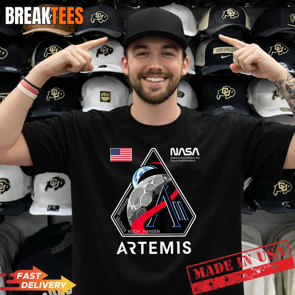NASA Artemis II Mission Patch Logo Moon Space Program 2026 T-Shirt