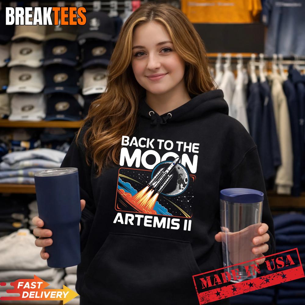 NASA Artemis Launch Back to The Moon 2026 T-Shirt