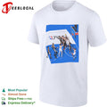 NBA Finals aerial overhead basketball game play action photo art shirt