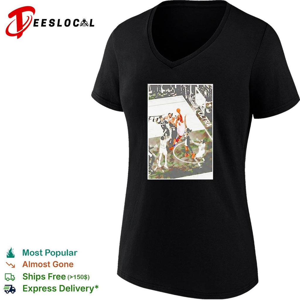 NBA Finals basketball game action photo framed art poster shirt