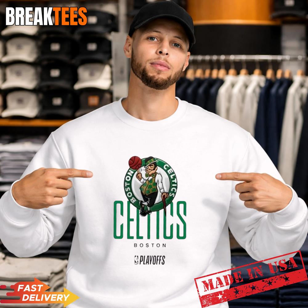 NBA Playoffs Boston Celtics Basketball Logo T-Shirt