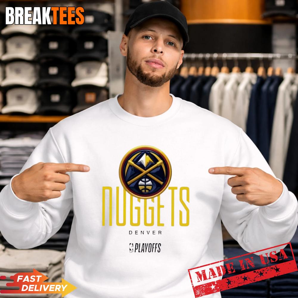 NBA Playoffs Denver Nuggets Basketball Logo T-Shirt