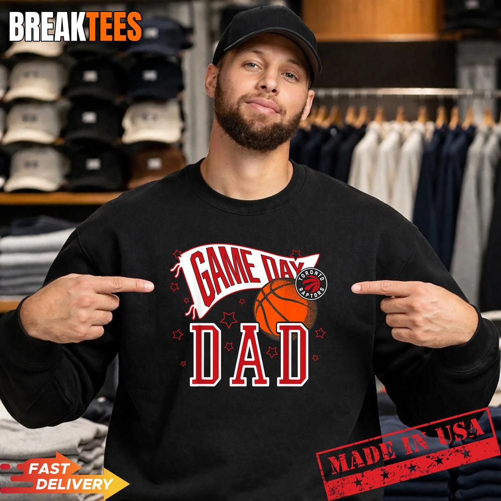 NBA Toronto Raptors Father’s Day Pennant Game Day T-Shirt